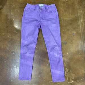 Paige purple skinny jeans
